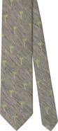 Robert Talbott Robert Palm Silk Linen Best of Class Necktie