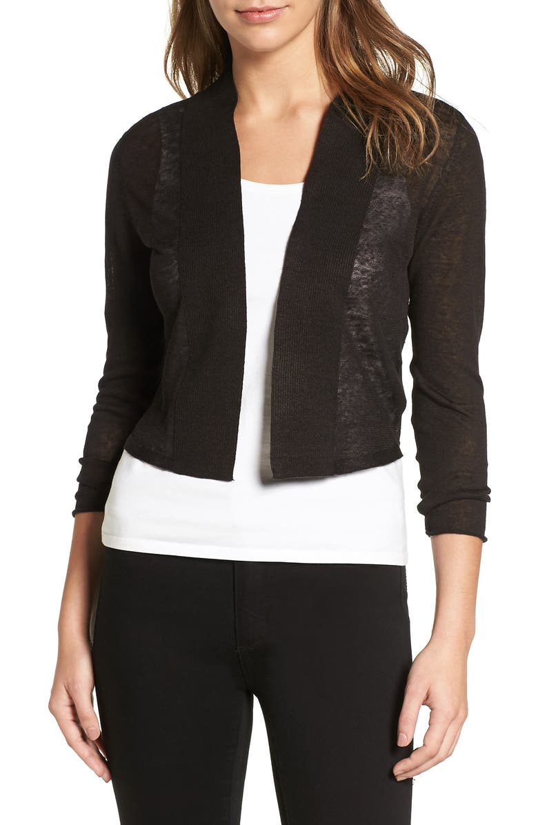 NIC+ZOE Daybreak Linen Blend Cardigan, Main, color, 
