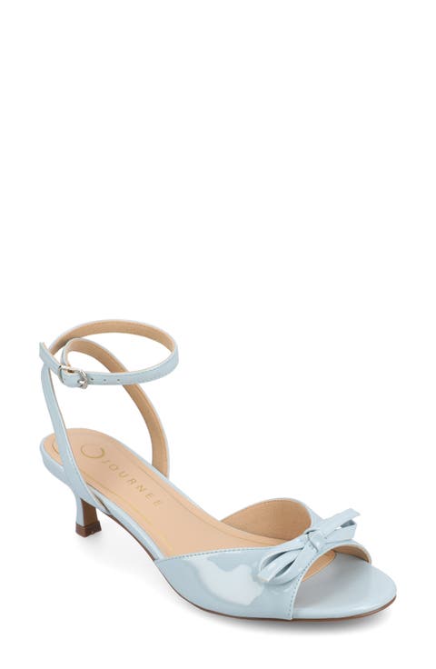 Jennifer Bow Ankle Strap Sandal (Women)