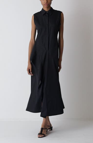 Max Mara Studio Keras Poplin Midi Shirtdress | Nordstrom