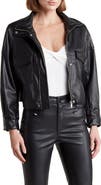 Vigoss Faux Leather Moto Jacket
