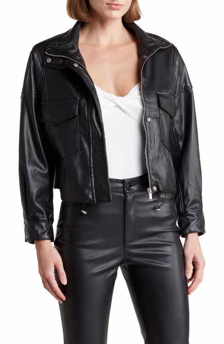 Vigoss Faux Leather Moto Jacket