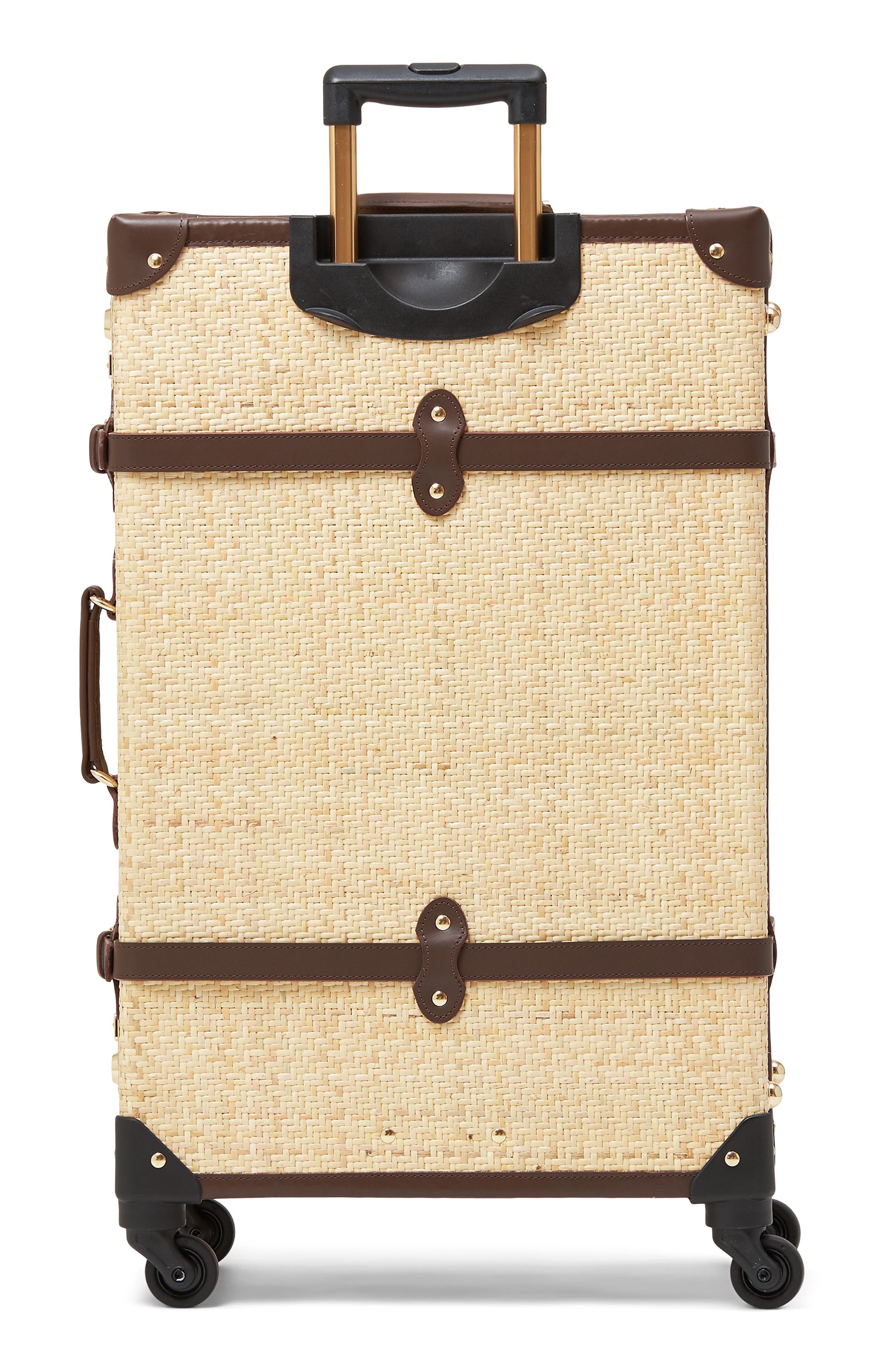 SteamLine Luggage The Explorer 26-Inch Check-In Rattan Spinner Packing Case, Alternate, color, 