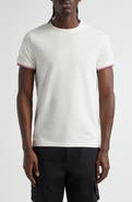 Moncler Tipped Cotton Stretch Jersey T-Shirt