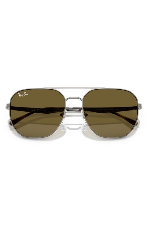 Ray Ban Ray-ban 59mm Irregular Sunglasses In Gunmetal