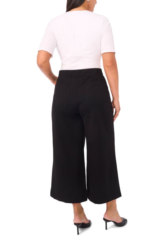 Vince Camuto Patch Pocket Pull-on Pants In Black