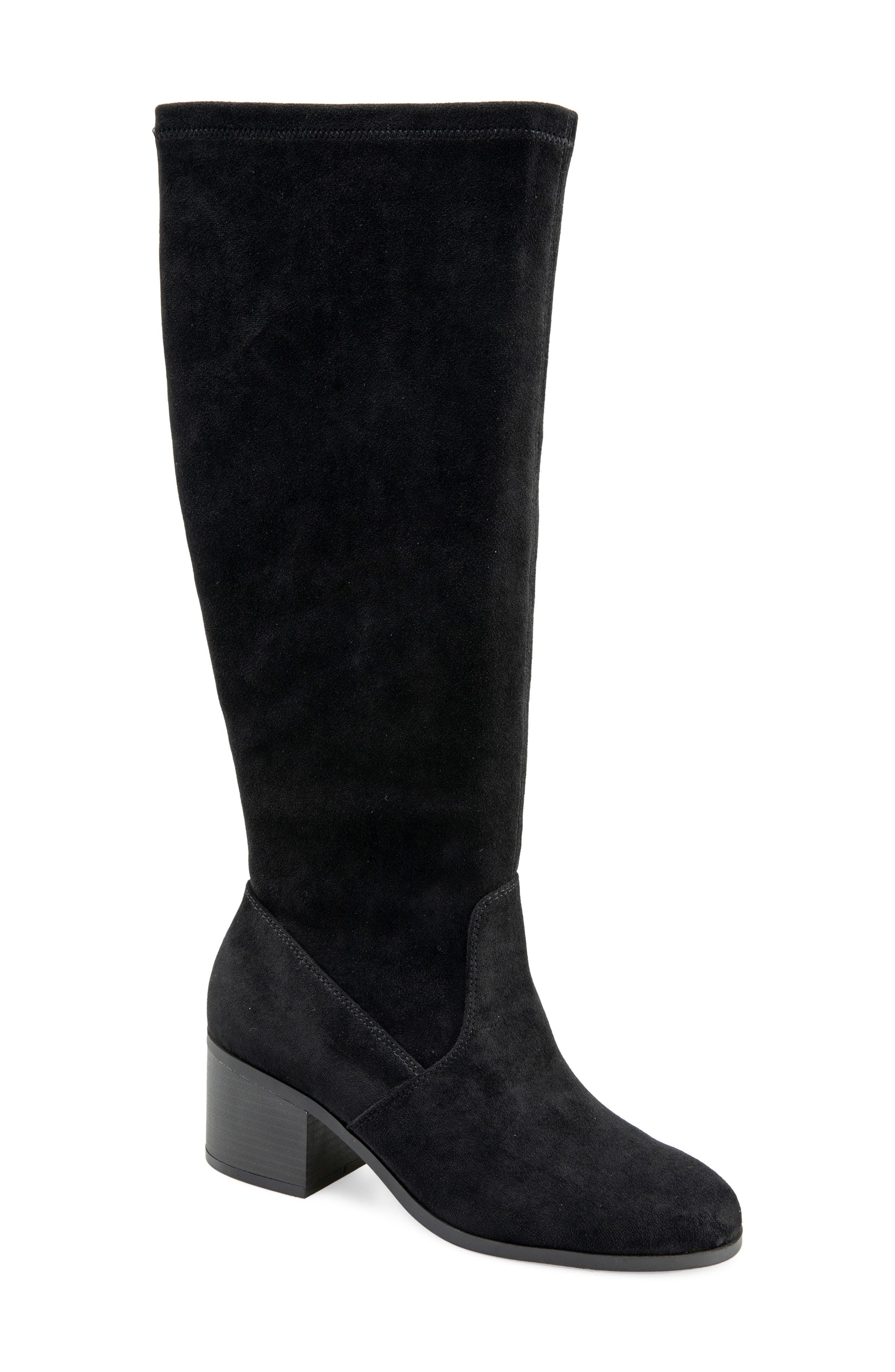 Louisa Knee High Boot, Main, color, BLACK