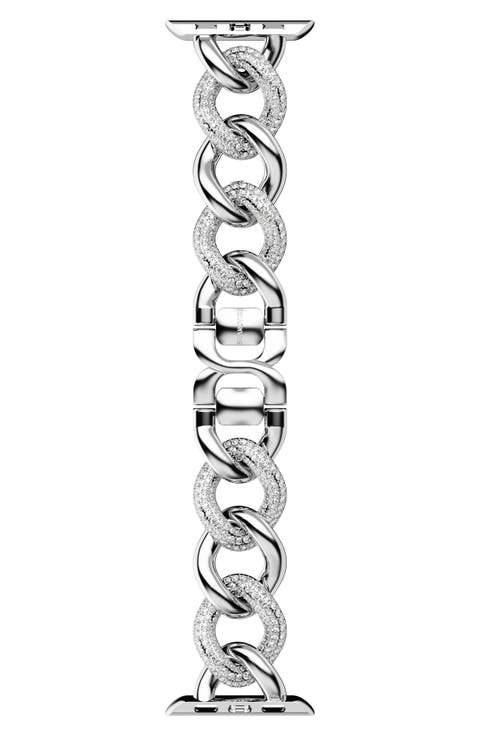 Sparkling Chain 20mm Apple Watch® Bracelet Watchband