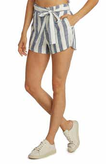 Johnny Tie Waist Striped Shorts