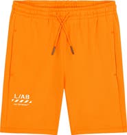 L/AB C/O OFF-WHITE Kids' Logo Basic Fleece Shorts