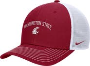 Nike Men's Nike Crimson Washington State Cougars Rise Adjustable Trucker Hat