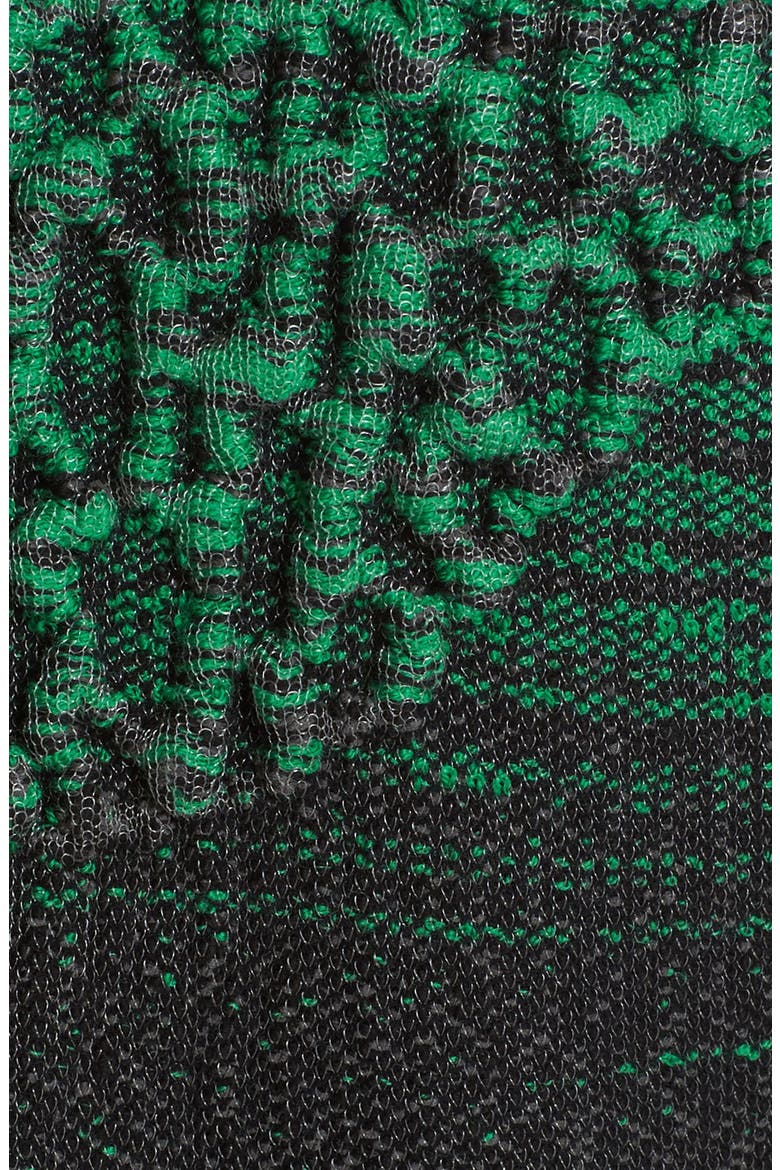 3D Lace Inlay Knit Pullover, Alternate, color, GREEN/ BLACK