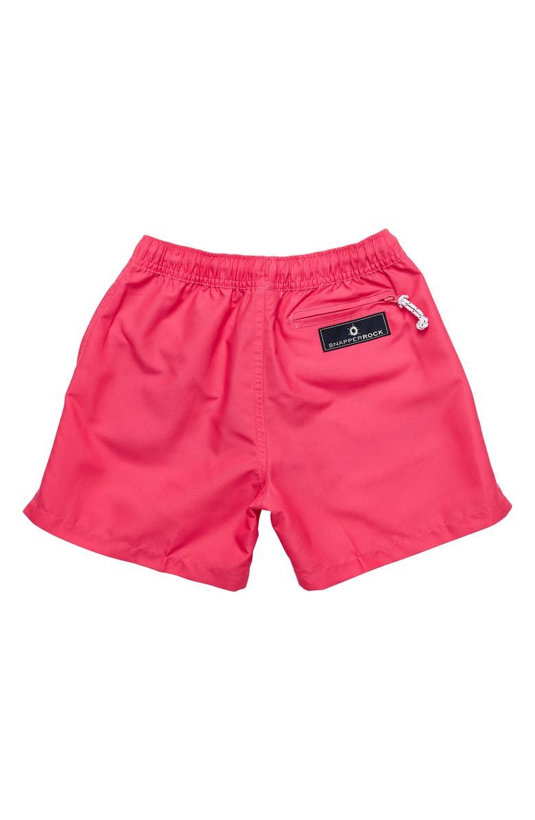 Snapper Rock Kids' Comfort Colorblock Swim Trunks, Alternate, color, 