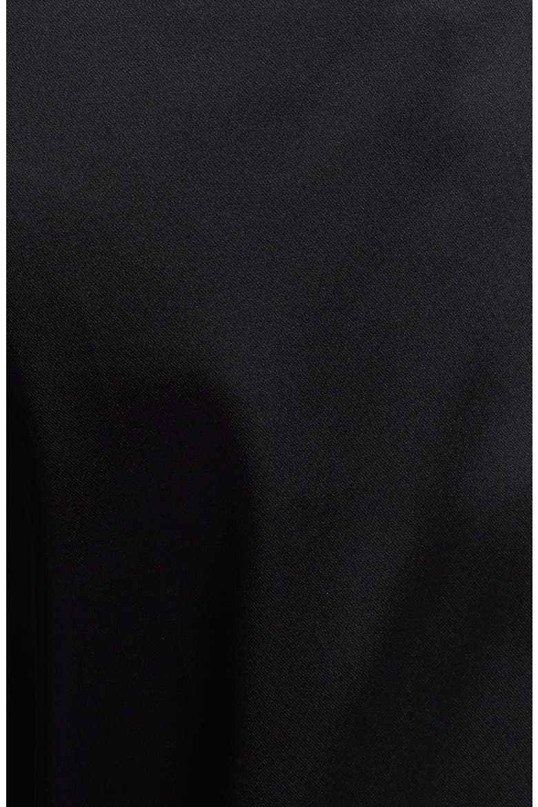 T by Alexander Wang Stretch Satin Trousers, Alternate, color, BLACK