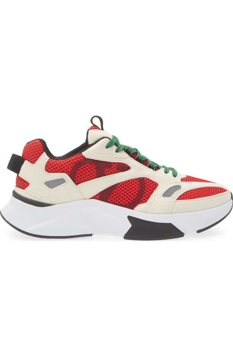 Valentino Garavani Demivee Sneaker, Alternate, color, Red Multi