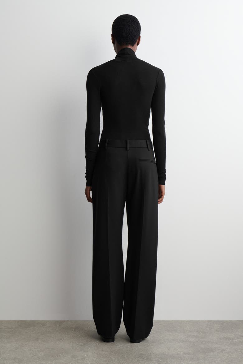 Milano Straight Pants, Alternate, color, BLACK