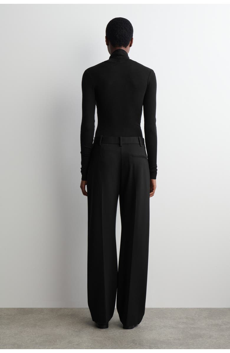 COS Milano Straight Pants, Alternate, color, Black