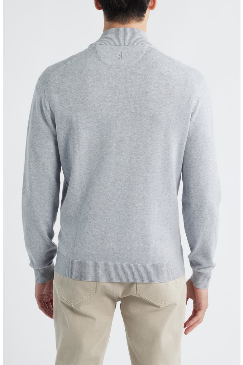 Desmond Half Zip Sweater, Alternate, color, PEBBLE
