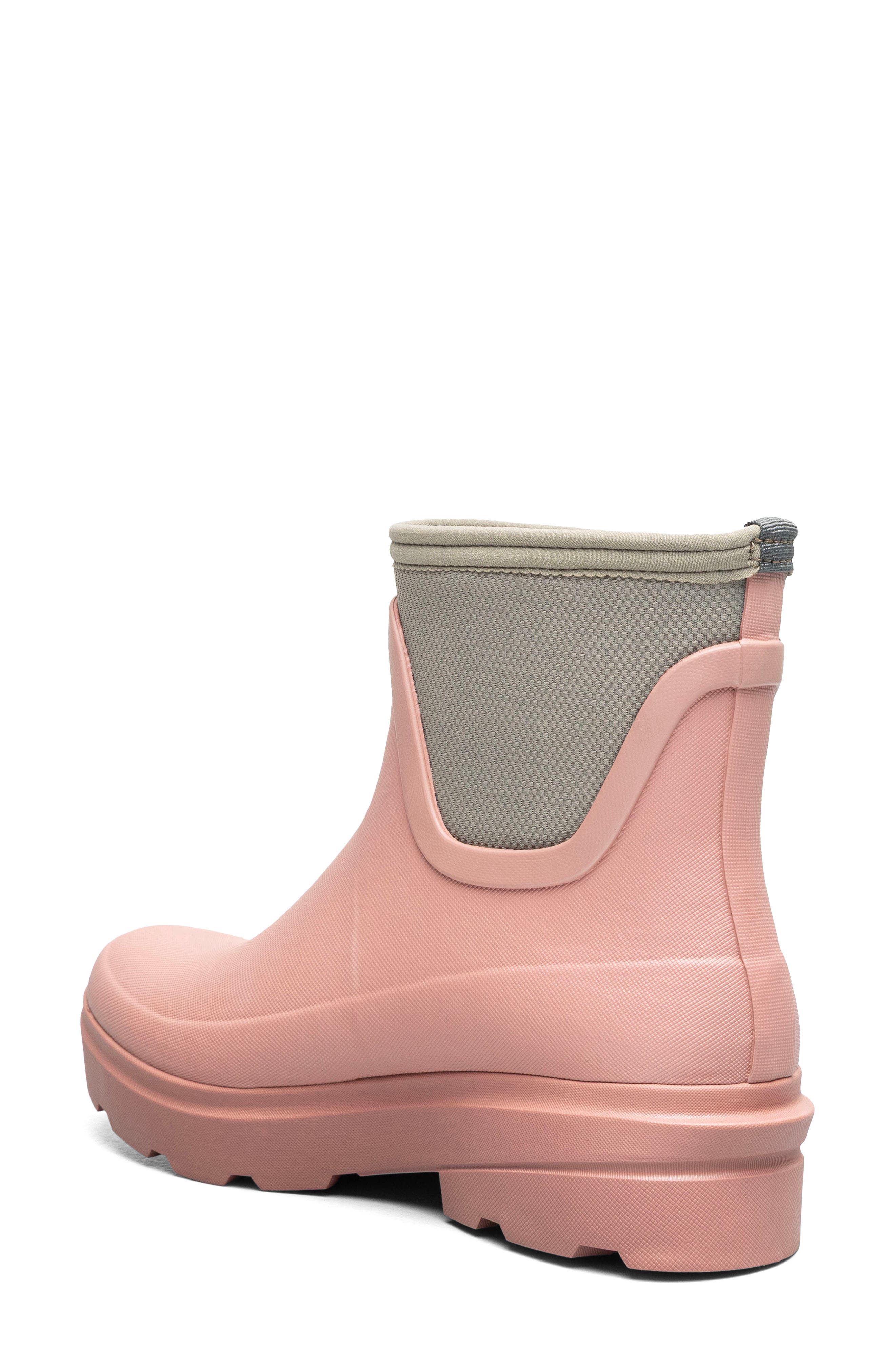 Bogs Hazel Waterproof Chelsea Rain Boot, Alternate, color, Misty Rose