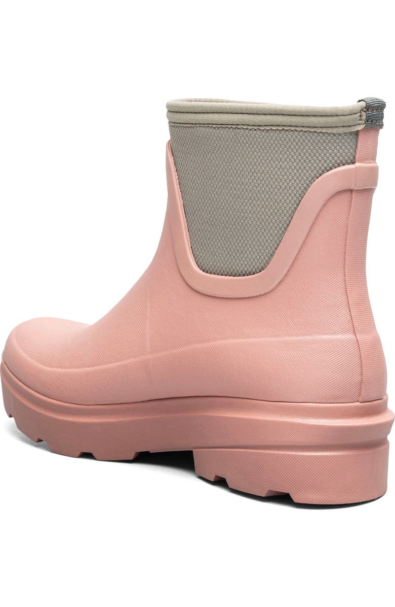 Bogs Hazel Waterproof Chelsea Rain Boot, Alternate, color, Misty Rose