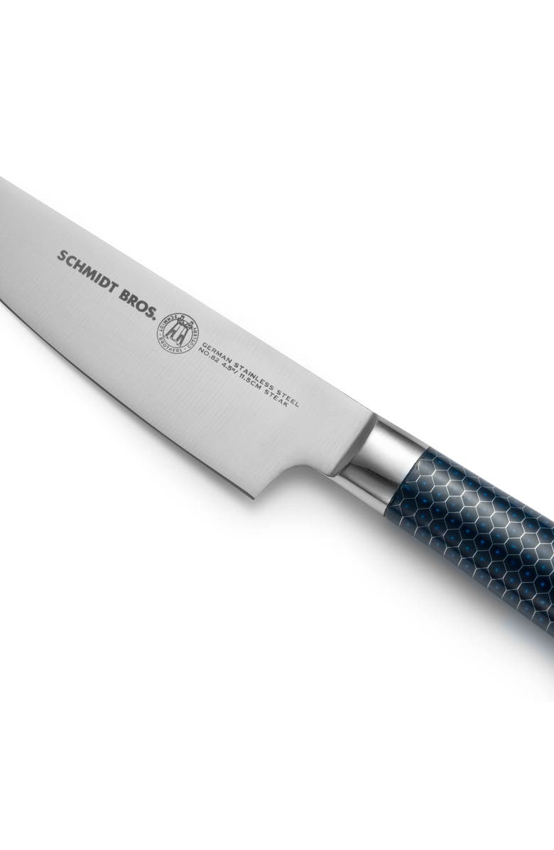 Schmidt Brothers Cutlery Madison 4-Piece Steak Set, Alternate, color, Blue