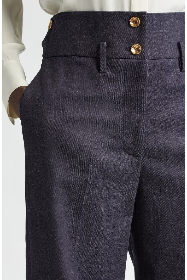 Rudy Wide Leg Stretch Wool Pants, Alternate, color, BERRY BLUE
