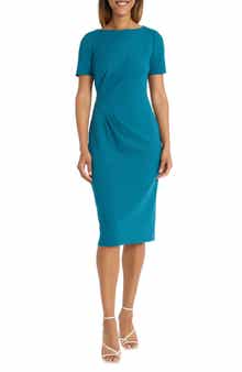 Maggy London Zigzag Knit Sheath Dress