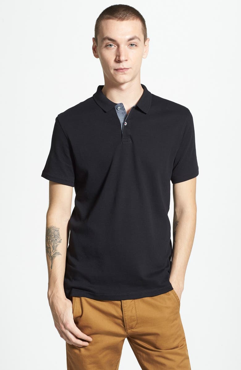 1901 Trim Fit Cotton Jersey Polo, Alternate, color, 