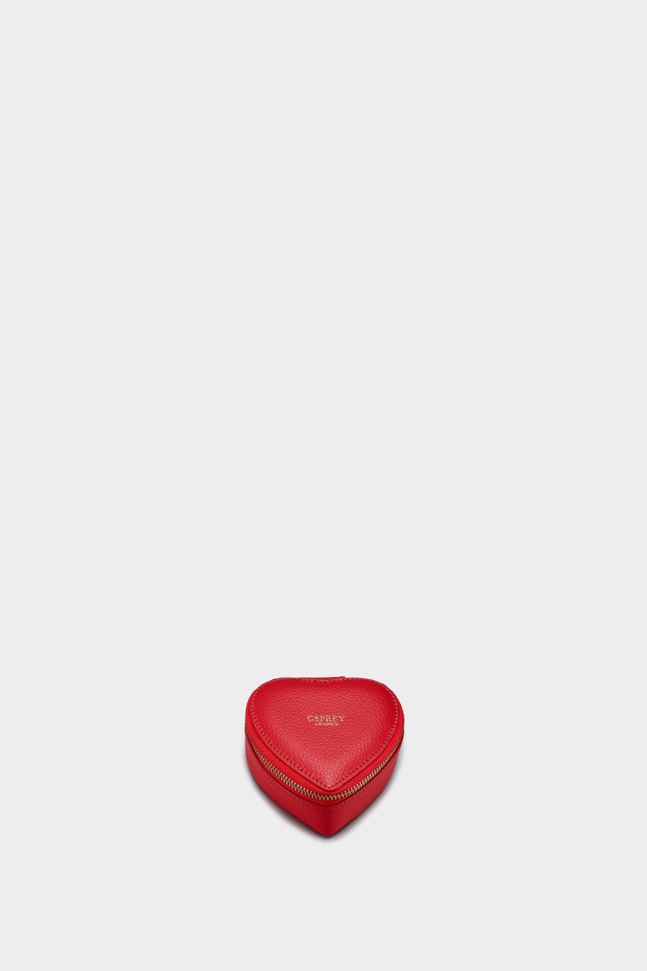The Tilly Leather Heart Gift Set, Alternate, color, Light Red