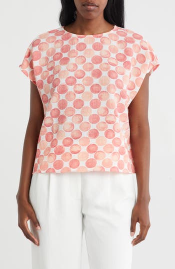 Bobeau Dolman Sleeve Top In Pink