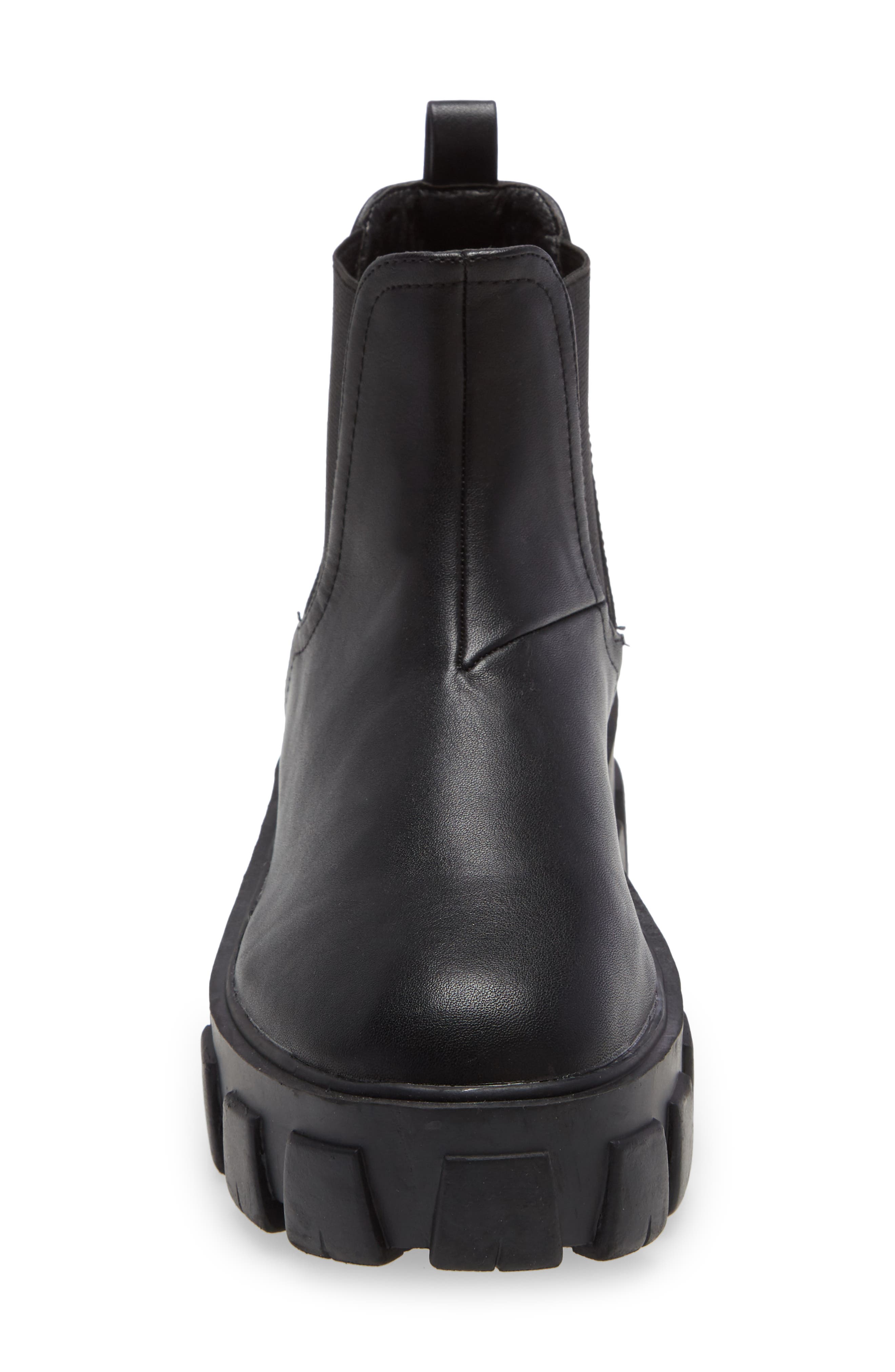 Xanthos Lug Chelsea Boot, Alternate, color, BLACK CROC LEATHER