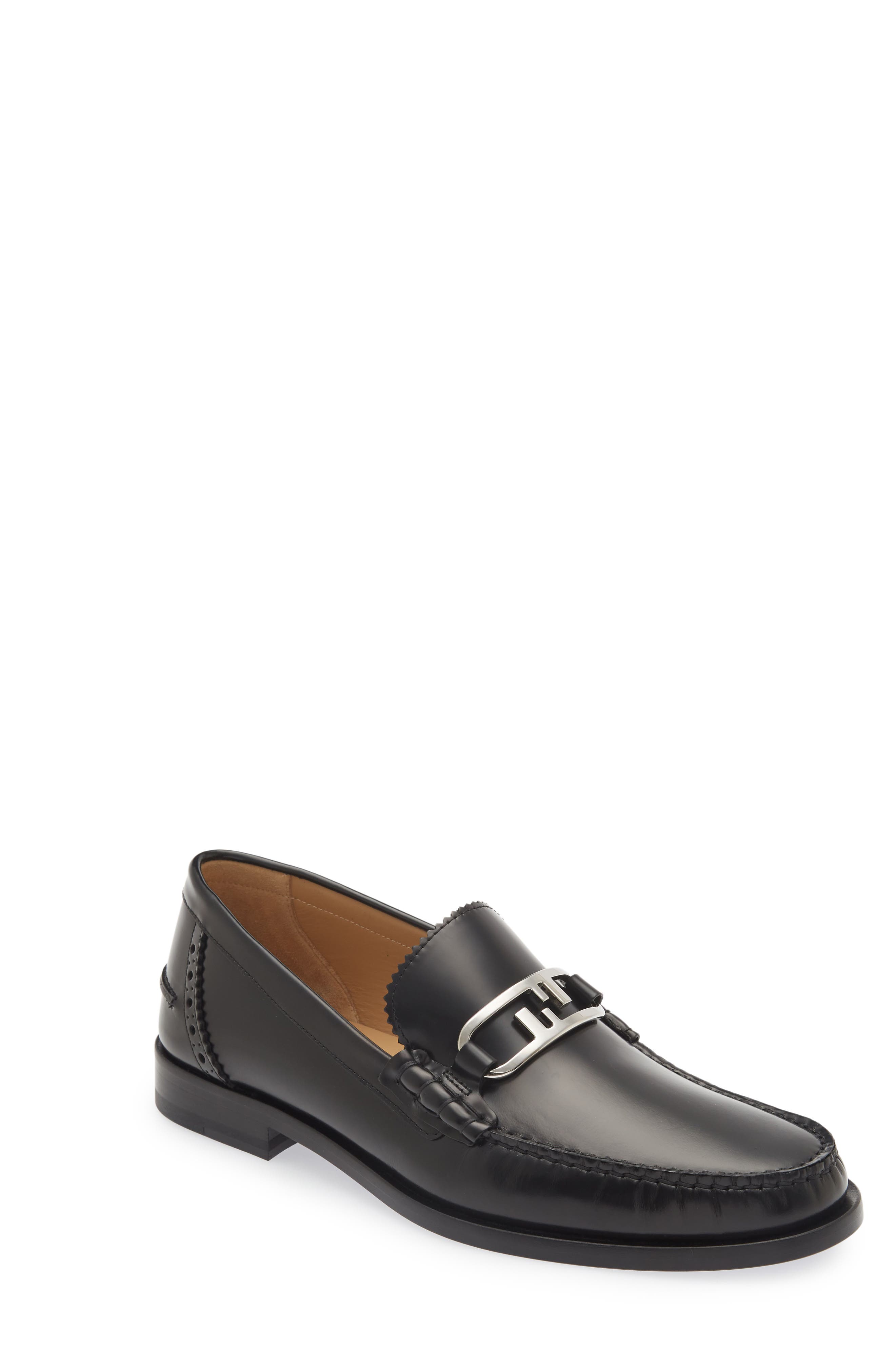 Fendi O'Lock Loafer, Main, color, 