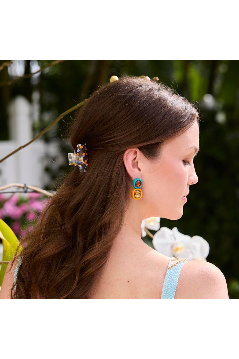 Mini Sprinkle Claw Clip, Alternate, color, CLEMENTINE TIDE 960