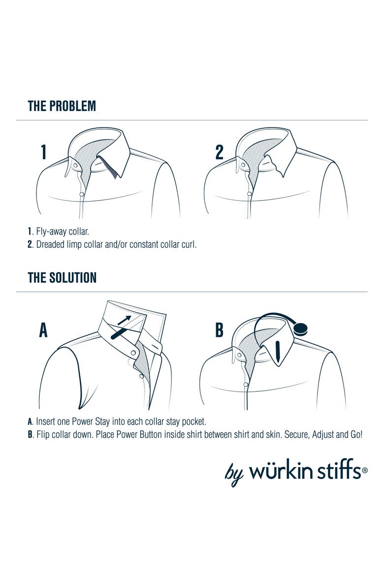 Würkin Stiffs Set of 3 Slim Tie Bars, Alternate, color, Gold