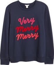 Caslon® Very Merry Merry Sweatshirt