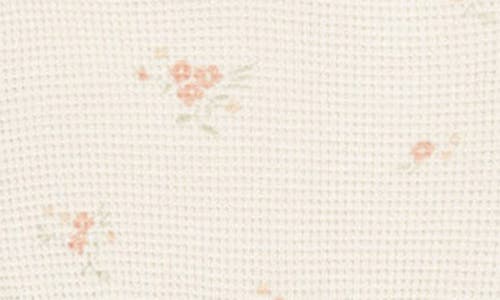 Quincy Mae Daisy Floral Waffle Knit Organic Cotton Dress & Bloomers
