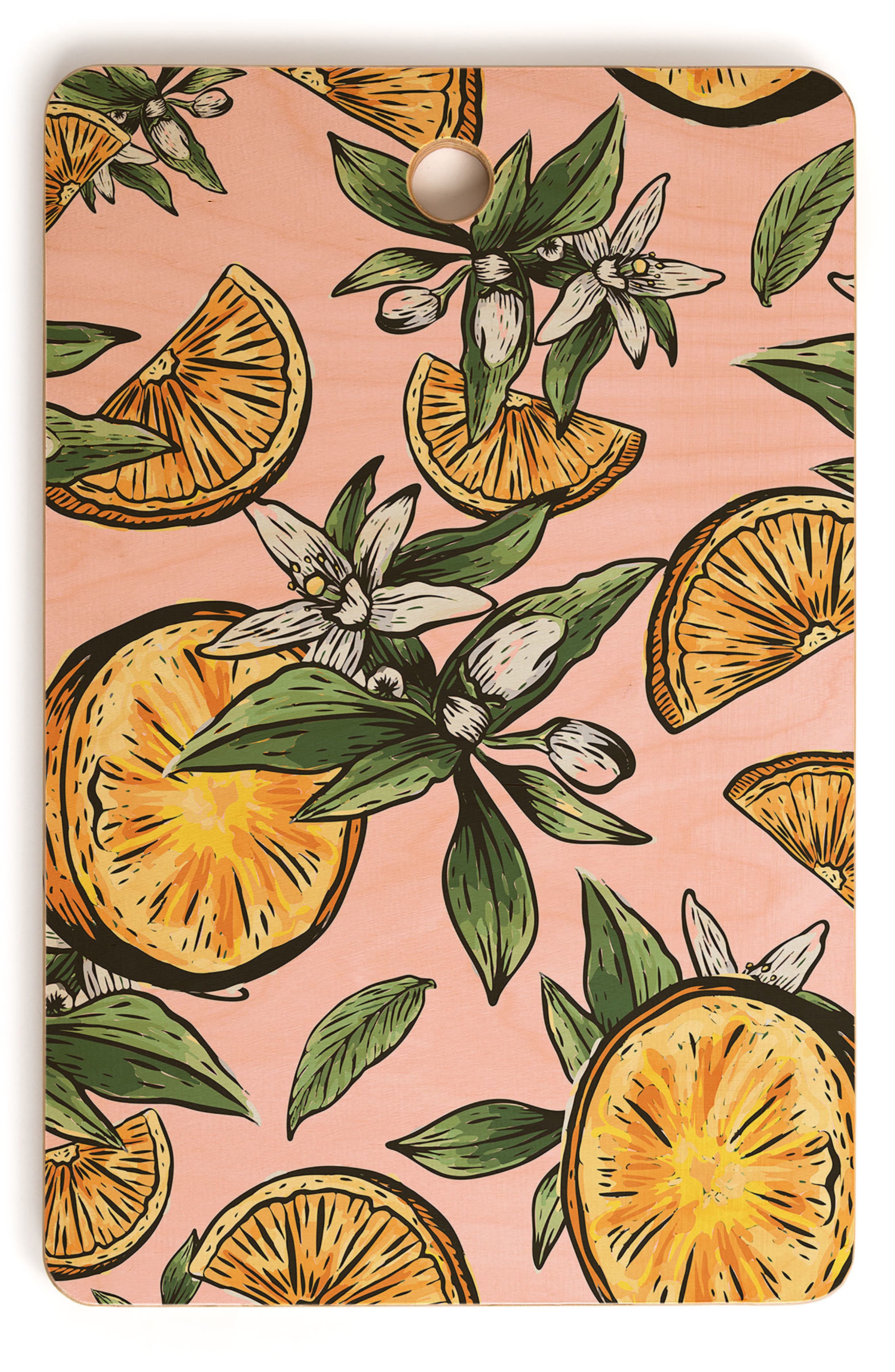 Deny Designs 83 Oranges Lemon Crush Cutting Board