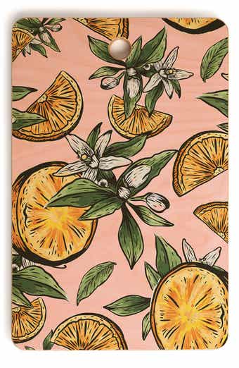 Deny Designs 83 Oranges Lemon Crush Cutting Board