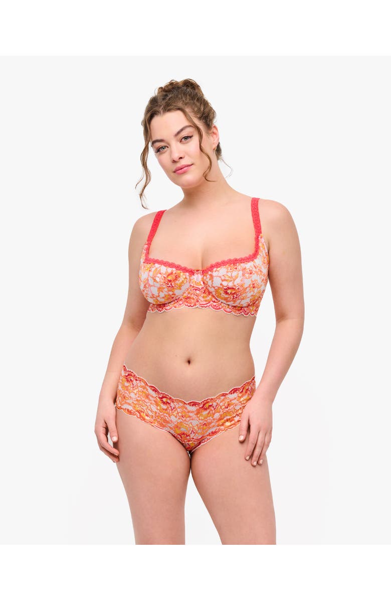 Cosabella Nsn Ombre Balconette Bra, Alternate, color, Agrumi/Moon Ivory