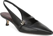 Vince Sonya Kitten Heel Pointed Toe Slingback Sandal