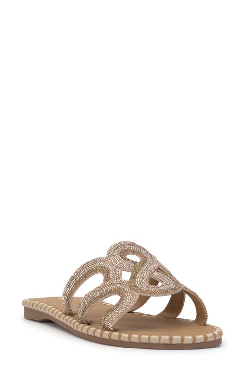 Jessica Simpson Bria 2 Slide Sandal In Champagne