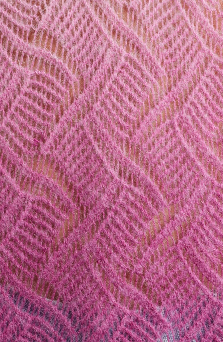 BOSS Orange Frigioni Dip Dye Open Knit Sweater, Alternate, color, 