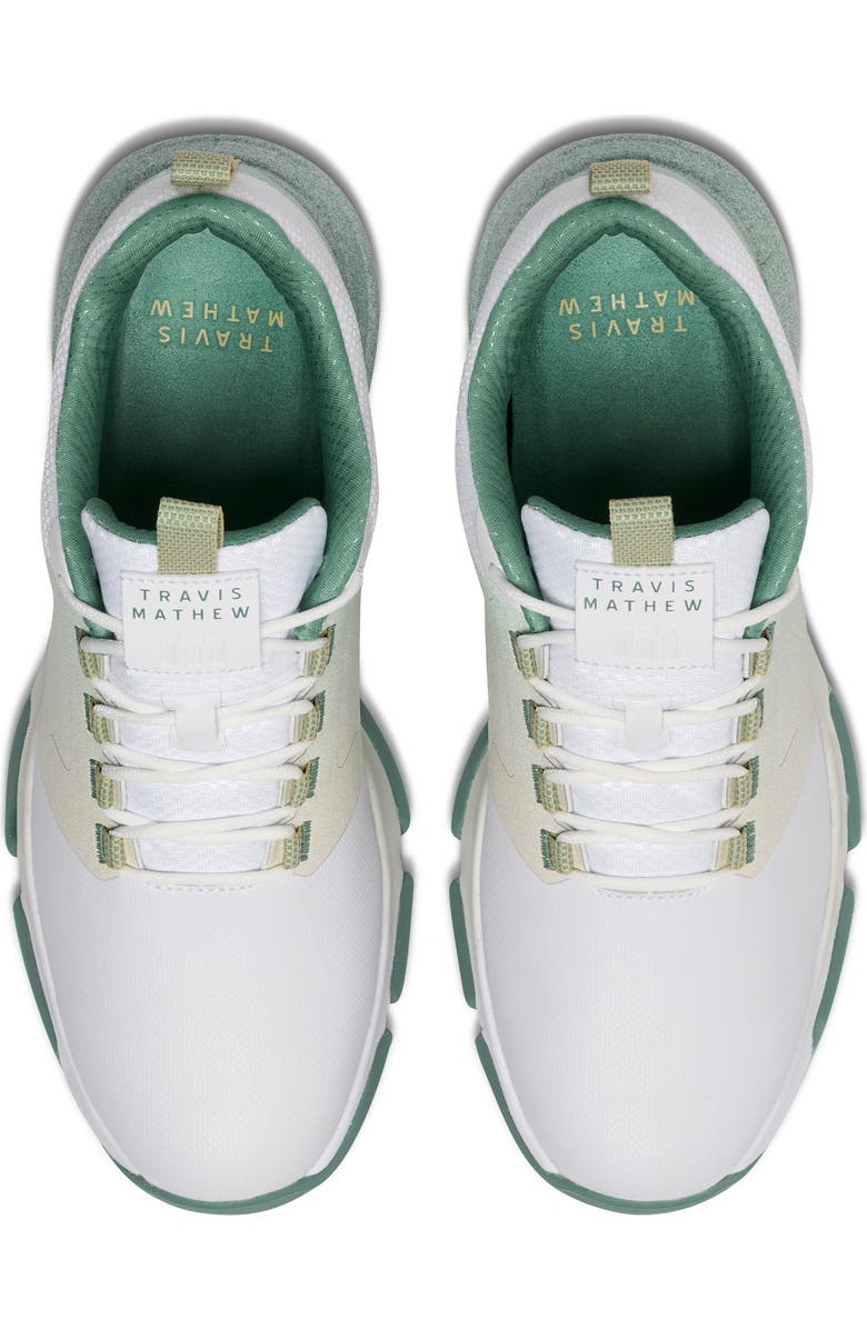 TravisMathew The Ringer 2.0 Golf Sneaker, Alternate, color, White/ Green