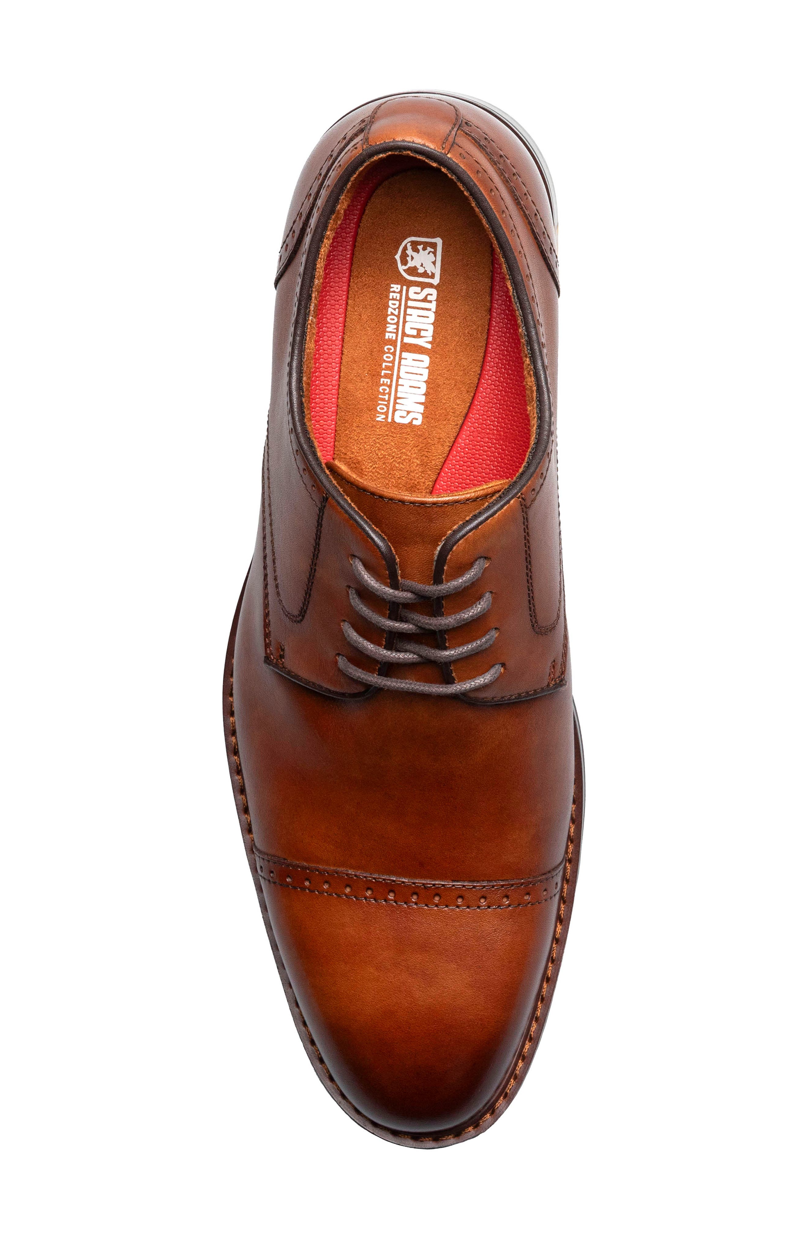 Bailey Cap Toe Derby, Alternate, color, BRANDY