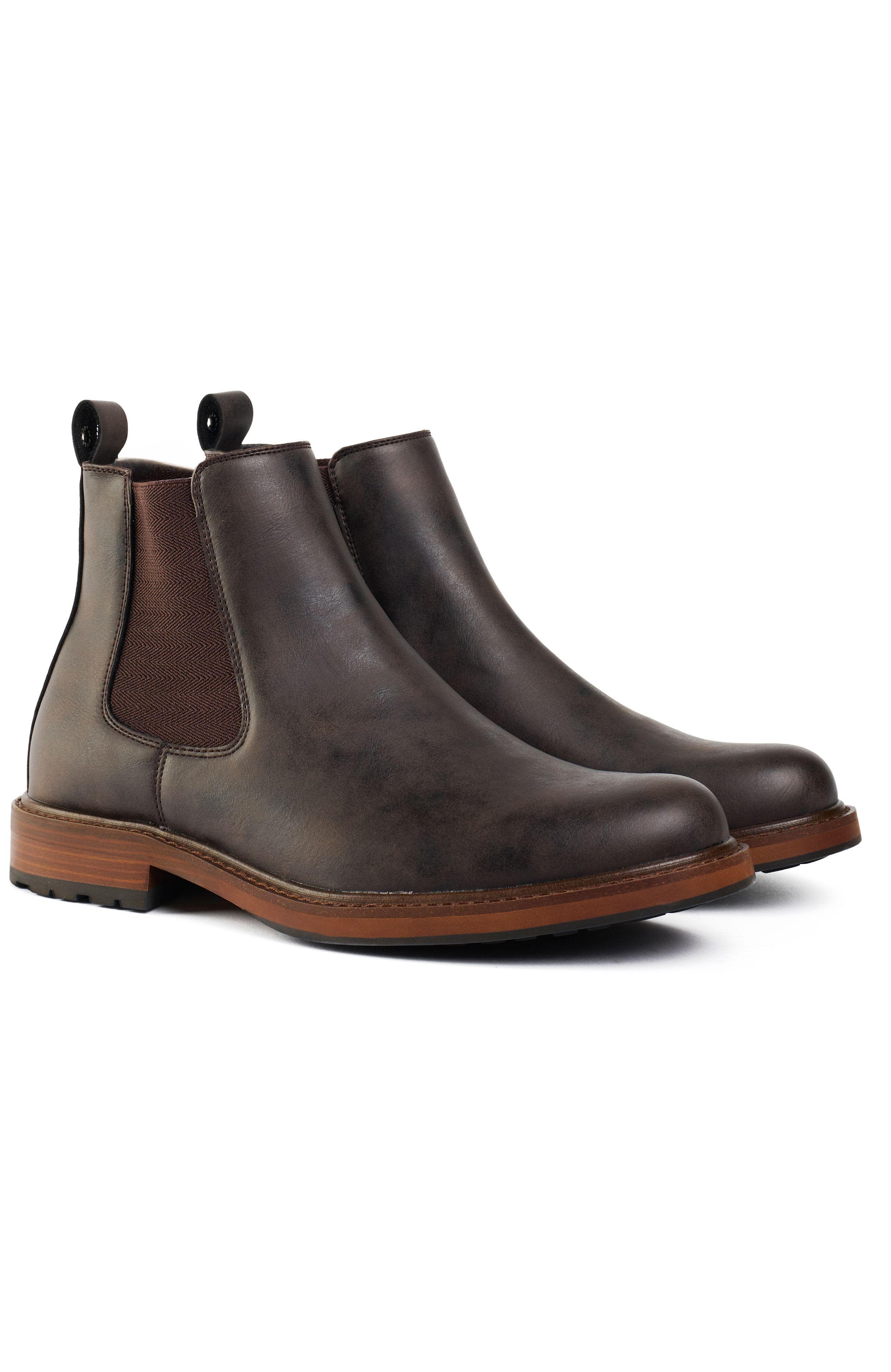 Auber Chelsea Boots, Alternate, color, BROWN