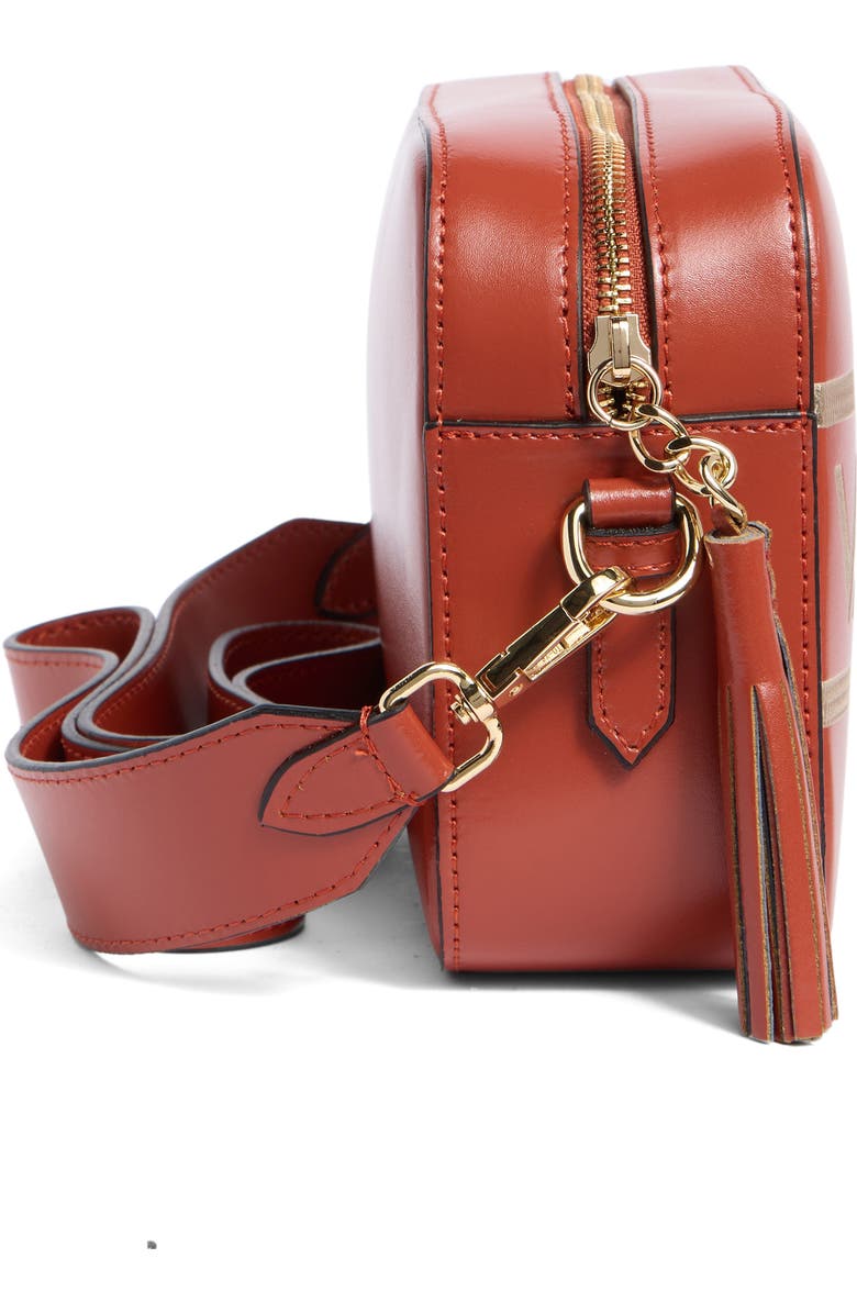 VALENTINO BY MARIO VALENTINO Babette Lavoro Camera Crossbody Bag, Alternate, color, Rust