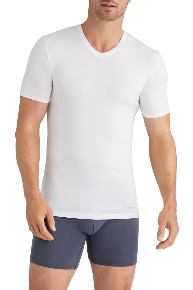 Essential Cool Cotton Undershirt, Main, color, WHITE