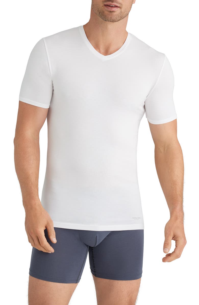 Tommy John Essential Cool Cotton Undershirt, Main, color, White