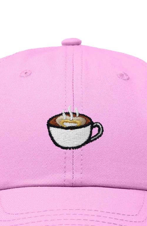 Dalix Cappuccino Embroidered Casual Cap In Light Pink