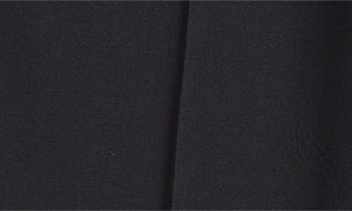 Jack Victor Phoenix Black Flat Front Super 130s Wool Tuxedo Pants In Black